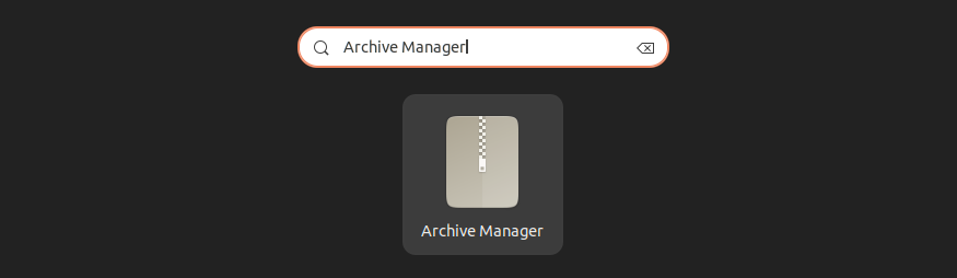 Set password for zip files using Archive Manager