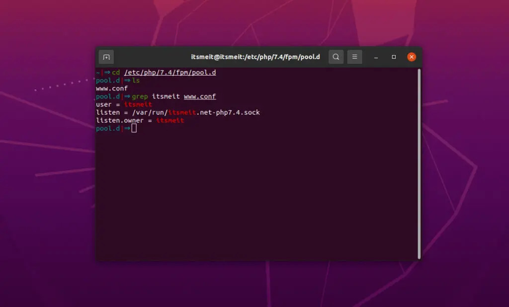 Config php7.4 & php7.4-fpm on Ubuntu