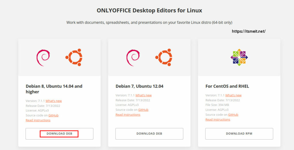 Download deb file onlyoffice