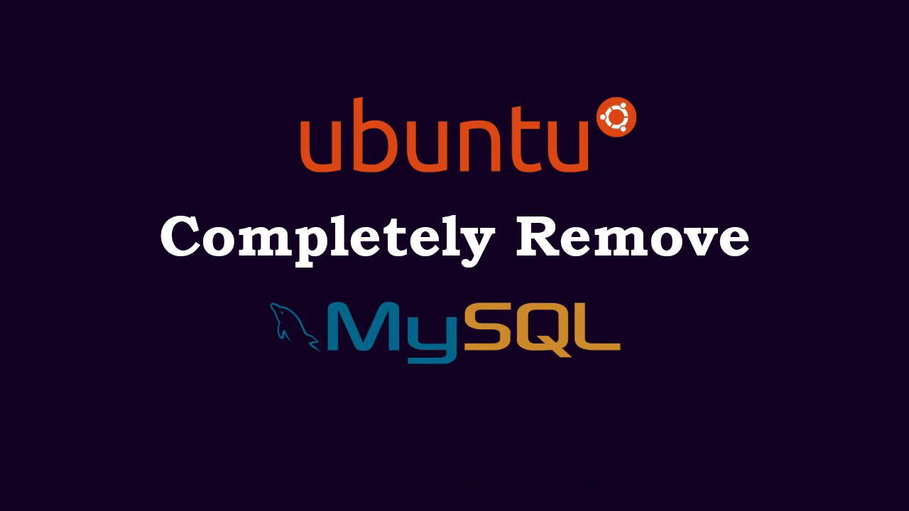 remove mysql ubuntu