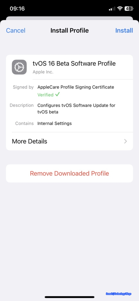 Install tvOS to block iOS updates permanently