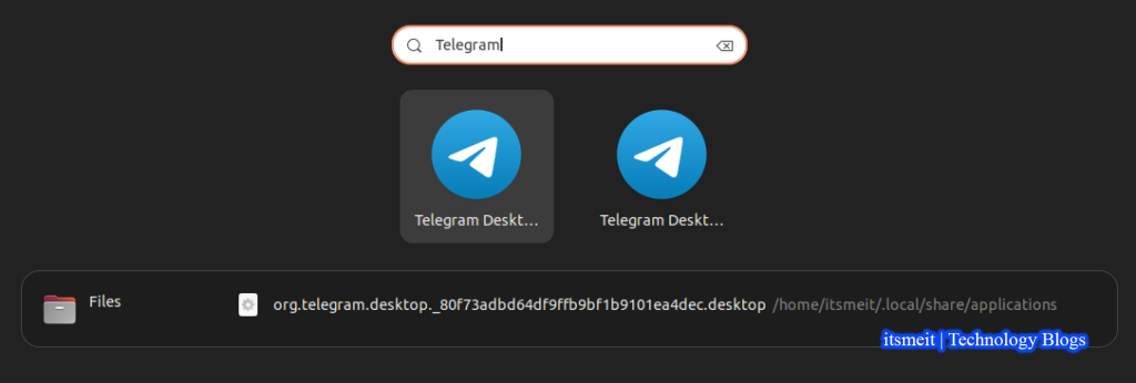 Install Telegram on Ubuntu 22.04 using terminal