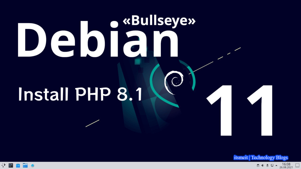 Install PHP 8.1, 8.2 or 8.3 on Debian