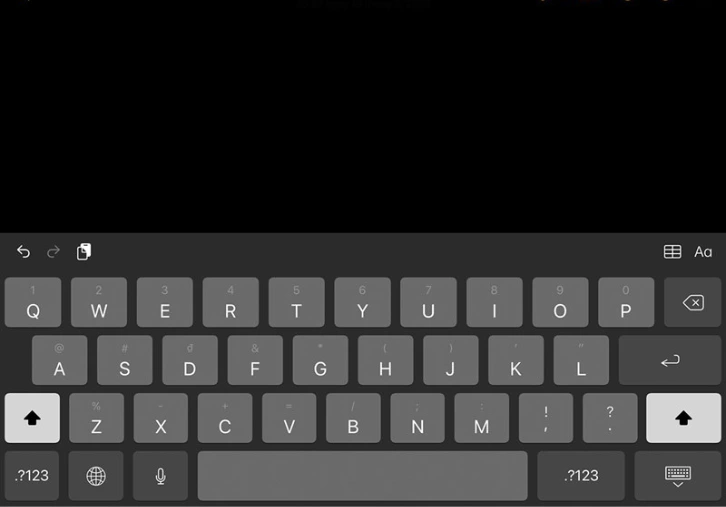 Fix Shrunk or Split iPad Keyboard