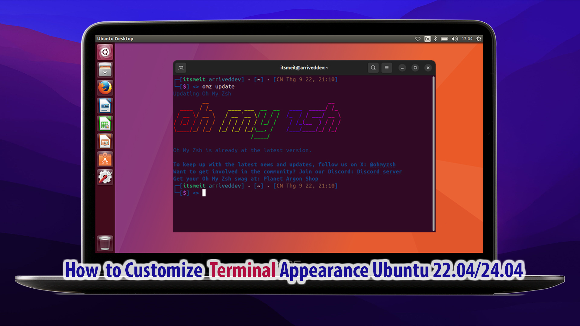 Customize terminal Ubuntu