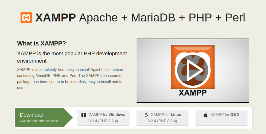 download XAMPP linux