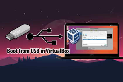 Boot from USB in VirtualBox Ubuntu