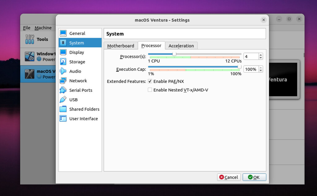 CPU Config