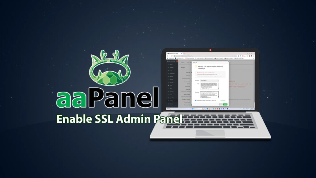 Enable SSL Admin Panel