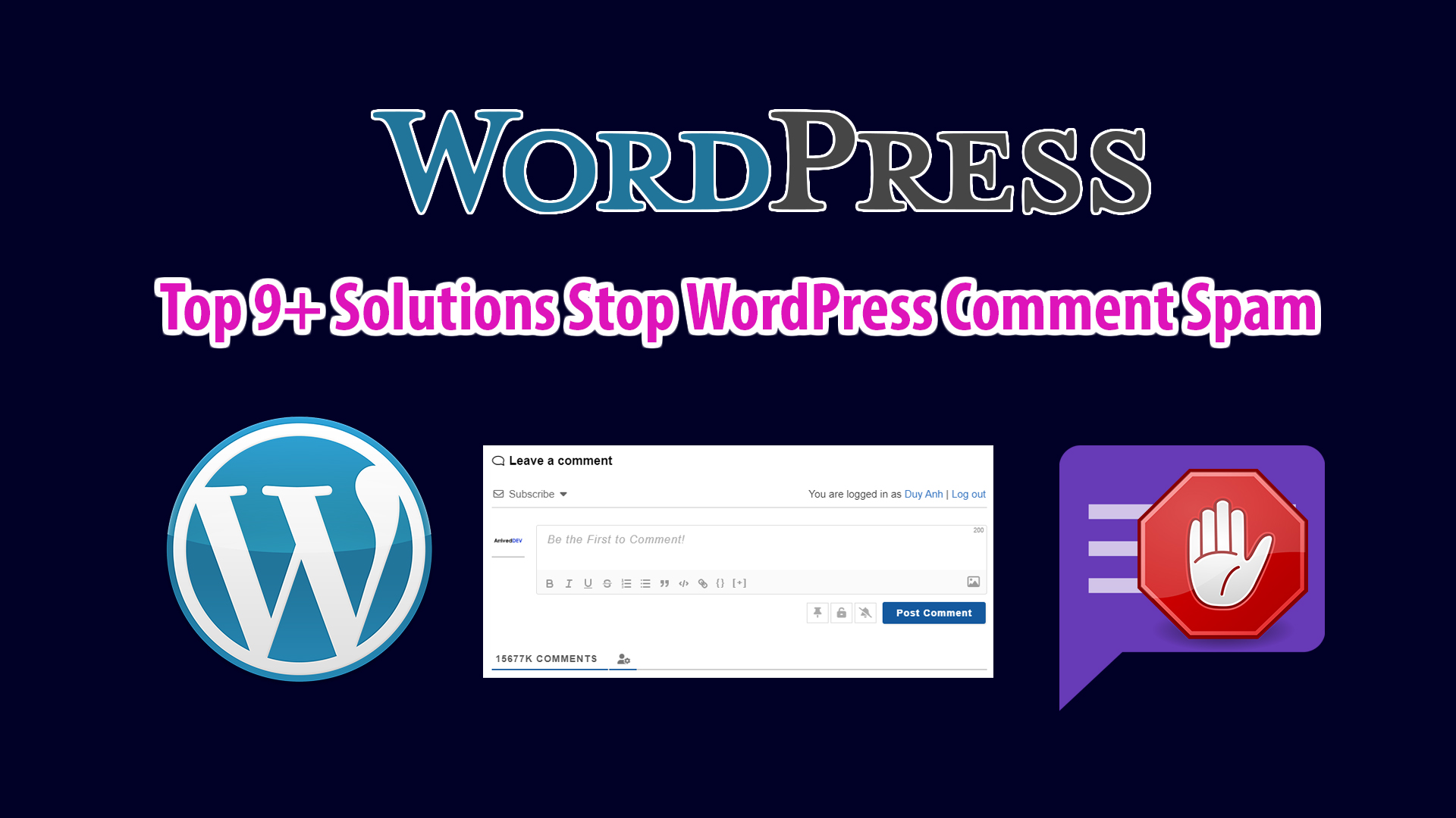 Stop WordPress Comment Spam