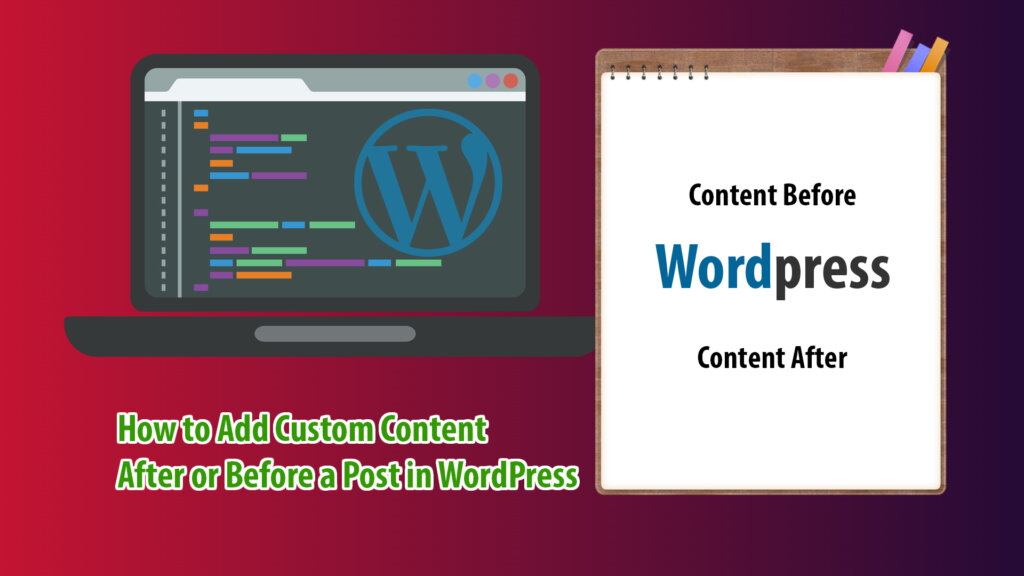 Add custom Content After Post WordPress