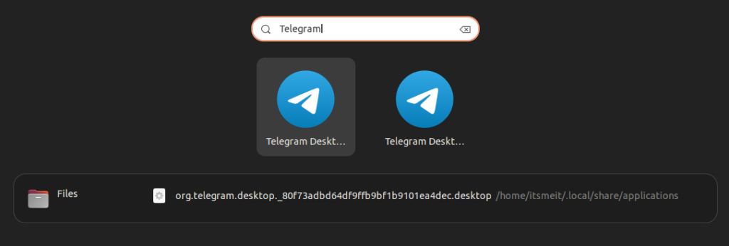 Add Telegram Taskbar