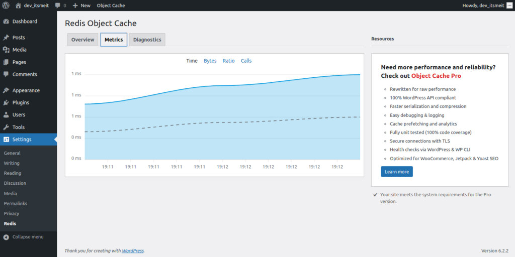 check Redis is working