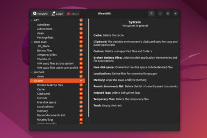 clean up junk files on Ubuntu 22.04