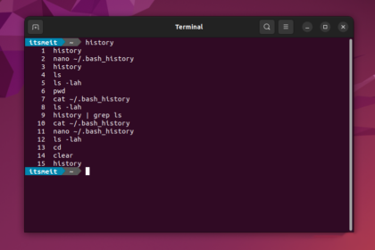 Clear shell history Ubuntu