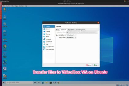 Copy Files to VirtualBox VM on Ubuntu