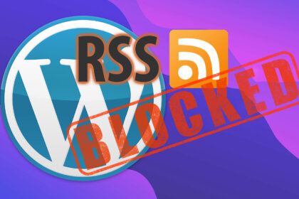 Removing WordPress RSS Feed