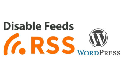 Removing WordPress RSS Feed