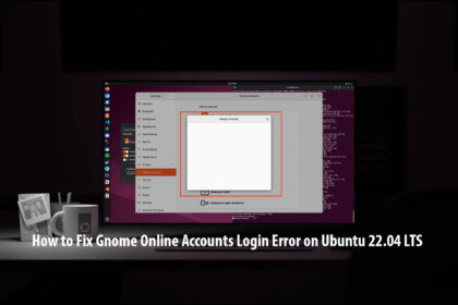 fix login error Gnome Online Accounts Ubuntu 22.04