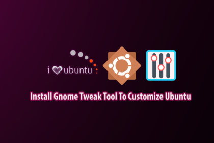 Install Gnome Tweak Tool Ubuntu