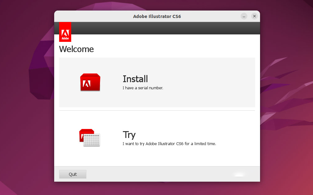 Install Adobe Illustrator CS6 on Ubuntu 22.04
