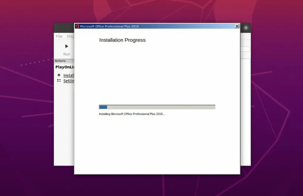 install Office 2016 Ubuntu 22.04