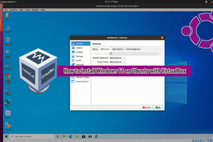 install Windows 11 on VirtualBox Ubuntu