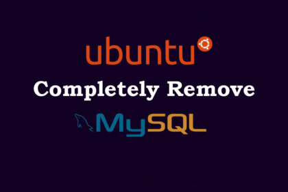 remove mysql ubuntu