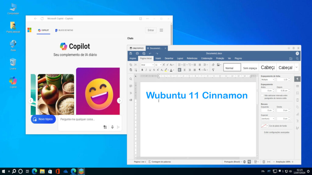 Wubuntu 11 KDE Cinnamon